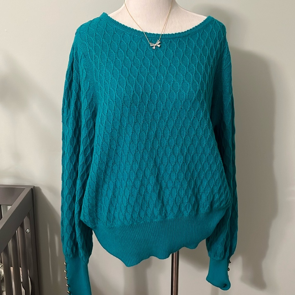 Teal XL Lilly Pulitzer sweater EUC